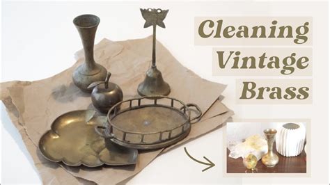 how to clean antique metal ware